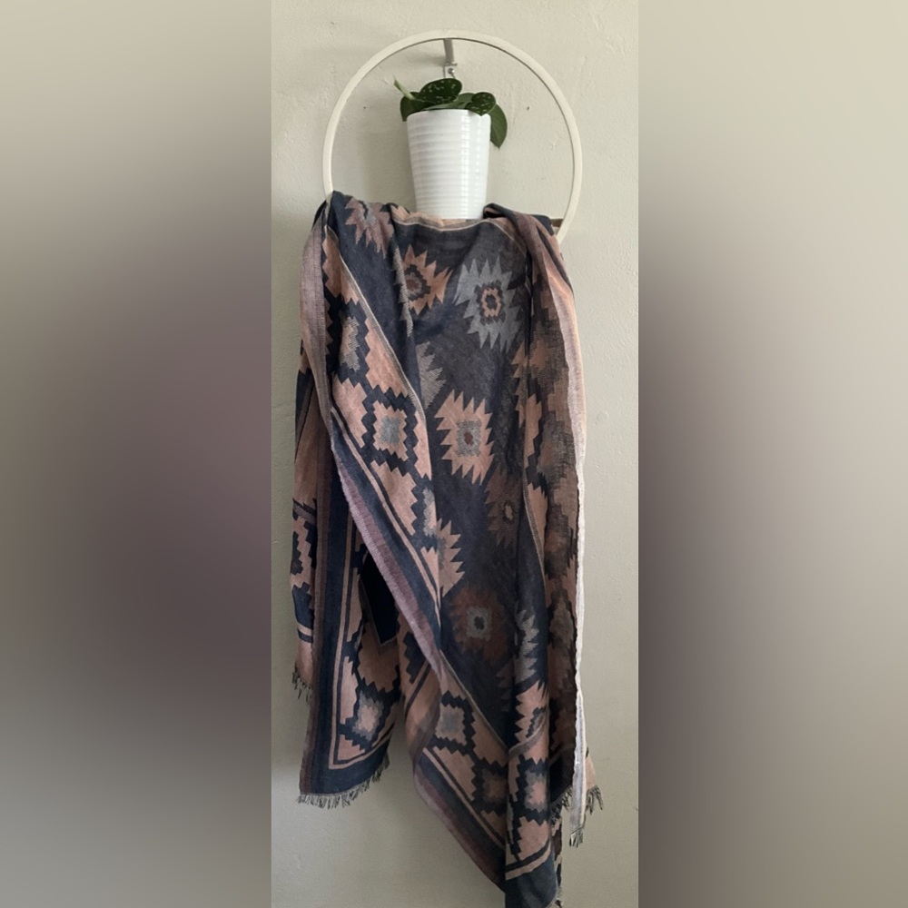 Western print Shawl/Scarf